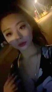 Asian Girl Pulling Her Titts