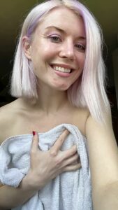 Blonde Towel Seduction by irish nessa