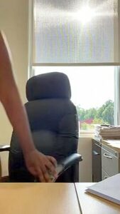 Caught Naked At Work