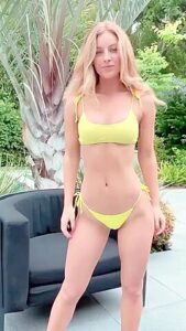 Daisy Keech Nude Dancing In Yellow Bikni Video Leaked