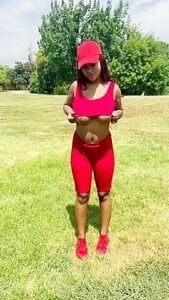 Famous Thot Shaking Her Tits In A Public Park