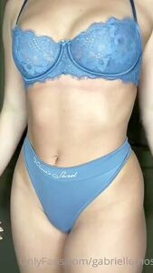 Gabrielle Moses Lingerie Try on