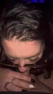 Glasses Brunette Little dick by cuntsuela