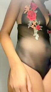 Half Naked See Through Bodysuit