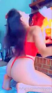 Holy Yoly Red Thong