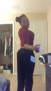 Hot Black Girl Show Ass
