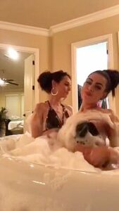 Hot Girls In The Bath
