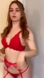 Julia Kimberly Red Lingerie