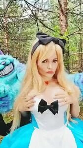 Kalinka Fox Alice In Wonderland Cosplay Set Leaked