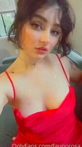 Mia Alves Teasing In Red Dress Video Leaked