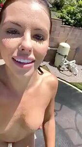 Nude On Trampoline