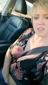 On Her Way To The Store