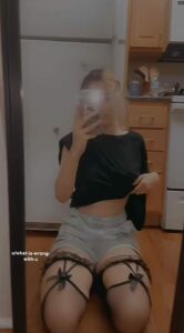 Showing tits Selfie Mirror by ceceisarose