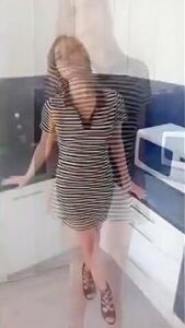 Teasing Russian Gf Sucking Of Boyfriend In The Kitchen