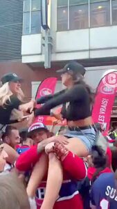 Teen Gets Her Big Tits Out In Public And Gets Groped