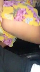 White Slut In Uber