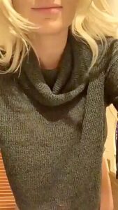 Young Milf Horny At The Restaurant