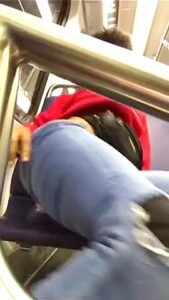R50 Magosha In Train public Masturbation