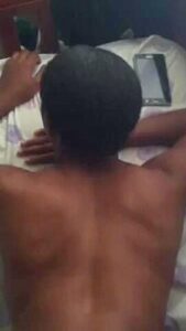 South African 2000 Teen Taking Backshots
